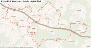 Velka bites map by openstreetmap project. Usek Lesni Hluboke Velka Bites Silnice E65 Mapa Kurzy Cz Kurzy Cz