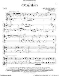 Maybe you would like to learn more about one of these? Stone City Of Stars From La La Land Sheet Music For Two Violins Duets Violin Duets V2