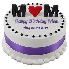 After this write your birthday girl's, boy's or a special. Mom Name Write On Happy Birthday Wishing Cake