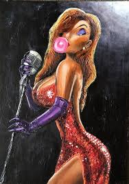 Search through 623,989 free printable colorings at getcolorings. Jessica Rabbit Modern Figurative Art Painting For Sale By Daria Chaika