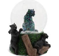 Amazon.com: Elanze Designs Panther 100MM Sturdy Polyresin Magical Whimsical  Tabletop Dresser Nightstand Wind Up Musical Glitter Water Snow Globe ...