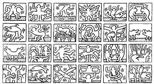 1000 Images About Coloriages Adultes Keith Haring On Pinterest For Keith Haring Coloring Pages Keith Haring Art Haring Art Keith Haring
