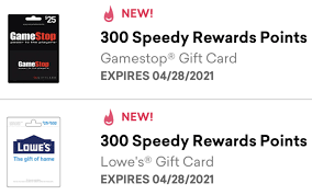Use your speedy rewards card when you fuel up on freshness at speedy cafe and earn extra rewards for your purchases. Expired Speedway Gift Card Deals On Lowe S Gamestop Vanilla Visa Playstation Speedy Cash Gc Galore