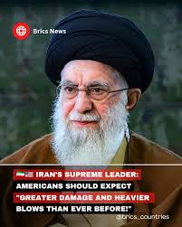 📰 BREAKING NEWS: Iran's Supreme Leader Warns of Greater Damage Against  Americans 🇮🇷🇺🇸 Iran's Supreme Leader has stated that Americans should  expect "greater damage and heavier blows than ever before," as reported