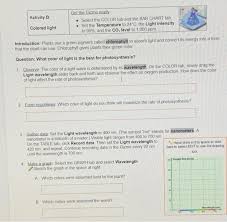 Where does energy come from? Solved Get The Gizmo Ready Activity B Select The Color Chegg Com