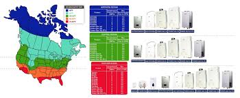 Marey Tankless Water Heaters Climate Chart For Marey Gas
