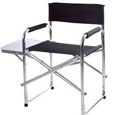 Folding Director S Chair With Side Table Lightweight Aluminum Camping Fishing Unbranded Folding Chair Wooden Beach Chairs Beach Chairs