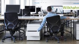 A chair that has been ergonomically designed should support a person's body including the types of activity that they are undertaking; Ergonomic Office Chair In Task Chair With Trimension