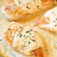 Skillet Chicken With Mustard Cream Sauce Recipe Main Dishes With Boneless Skinless Chicken Breasts Gr Mustard Cream Sauce Chicken Recipes Easy Chicken Recipes