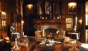 Cinema Style Gotham Revisited Home Library Design Luxury Apartment Decor House Interior