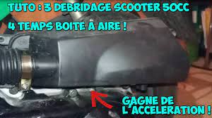 Scooters 50cc moteurs 4 temps. Facile Debridage Scooter 50cc 4temps Boite A Aire 3 Youtube