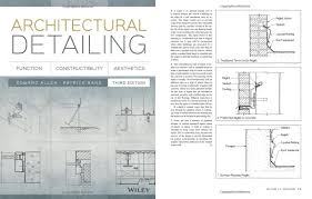 Latin name in architecture for paneled or coffered ceiling, soffit, or vault adorned with a pattern of recessed panels.44. Young Architect Guide 9 Essential Books On Architectural Detailing And Construction Architizer Journal