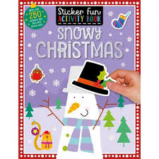 A christmas sticker book from the. Snowy Christmas Sticker Fun Activity Book The Works