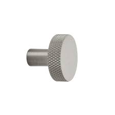 'stainless steel cabinets without handles'. Cabinet Knob Flat Brushed Stainless Steel 26 Mm Beslag Design Cabinet Knobs Model Helix Villahus