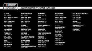 Nascar Announces 2022 Cup Series Schedule - Nascar Cup Videos