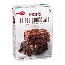 Maybe you would like to learn more about one of these? Hershey S Triple Chocolate Brownie Mix 20oz 567g 4pk Single Box American Fizz