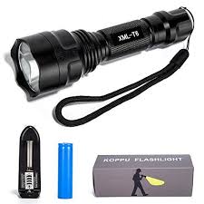 Koppu Cree Xmlt6led Tactical Flashlight By 18650 Battery Visit The Image Link More Details Note It Is Affiliat Flashlight Led Flashlight Tactical Flashlight