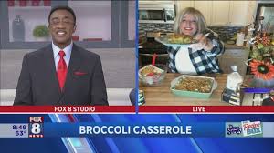 Melt the remaining 2 tablespoons butter in a small skillet and stir in the cracker crumbs. Fox Recipe Box Broccoli Casserole Youtube