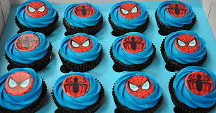 Cupcake Decorating Ideas For Boy Birthday Spiderman Cupcakes Spiderman Birthday Cake Spiderman Cupcakes Kid Cupcakes
