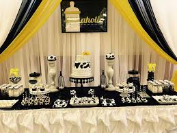 Milkaholic Baby Shower Party Ideas Photo 15 Of 15 Catch My Party In 2021 Baby Shower Yellow Cute Baby Shower Ideas Baby Shower