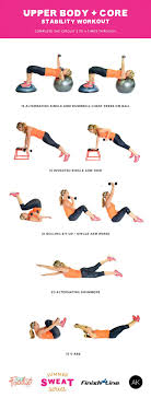 Do This Stability Workout That Combines Upper Body Strength And Core Exercises For A Fun Yet Challenging Work Upper Body Workout Strength Workout Fitness Body