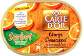 Sorbet Orange Plein Fruit
