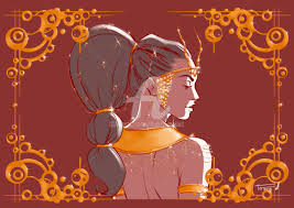 Indienne, was a type of printed or painted textile manufactured in europe between the 17th and the 19th centuries, inspired by similar textile originally made in india (hence the name). Belle Indienne Jpg Drawing By Thierry Goulard Artmajeur