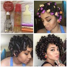 Protective Natural Hair Styles On Instagram By Actually Ashly Heatless Curls Products Curly Hair Styles Curly Hair Styles Naturally Natural Hair Styles