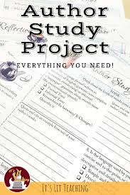 Author Study Writing Project It S Lit Teaching High School English Resources Teaching High School English Creative Writing Lesson Creative Writing Classes