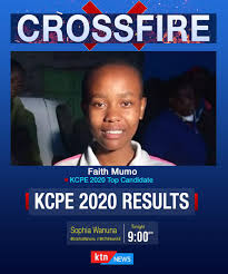 In the results, the top candidate was faith mumo who scored 433 marks out of the possible 500. J6xf9r2hsmbklm