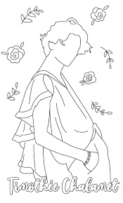 In many of these reprints, the font of the lettering is noticeably off. Timothee Coloring Pages Timotheechalamet