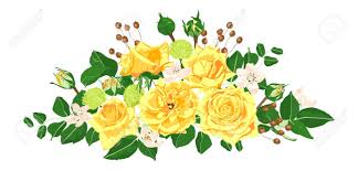 Celebrate your occasion with our lovely floral wedding cards. Floral Set Wedding Rose Bouquet Vector Yellow Flowers With Royalty Free Cliparts Vectors And Stock Illustration Image 125196626