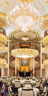Explorer of the seas is a large ship, carrying 3114 passengers and 1185 crew, and sails from miami, florida and san juan, puerto rico. Voyager Of The Seas Delight Your Appetite In Style Onboard Voyager Of The Seas The Three Level Main Dining Royal Caribbean Ships Cruise Ship Royal Caribbean