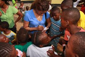 Nigerian celebrity philanthropist Omotola makes charity donation | Nigeria News and World Affairs on NigeriansAbroadLive.Com