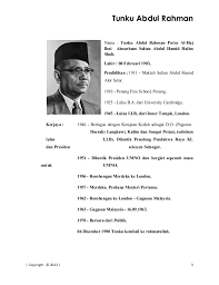 Che wan chik tun tahir; Tunku Abdul Rahman