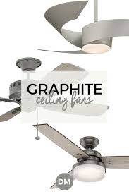 Graphite Ceiling Fans Provide A Subtle Sophistication To A Formal Room Gray Is A Versatile Neutral Color That Can Be Used To C Ceiling Fan Colored Ceiling Fan