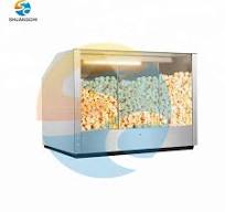 Commercial Bakery Popcorn Display Showcase Cabinet Stainless Steel Warming  Machine with High Efficiency