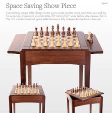 Instead of using images, one can represent chess pieces by symbols that are defined in the unicode character set. Walnut Player S Chess Table Usa Chess House