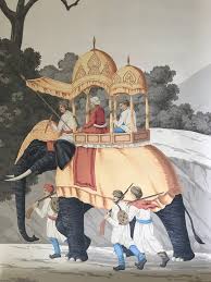 Panoramic Handpainted Wallpaper Early Views Of India Custom Etsy Hand Painted Wallpaper Wallpaper Hand Painted