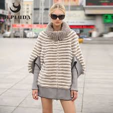 Ucuz Jepluda Yeni Moda Rex Tavsan Coat Fermuar Rex Tavsan Yun Karisimlari Ile Kollu Yarasa Kollu Gercek Kurk Kis Ceket Kadin Sati Moda Yeni Moda Moda Stilleri
