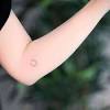 This tattoo looks the best when engraved in medium size. 3