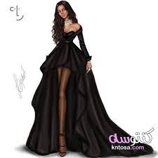 رسم تفصيلي فساتين رسم فستان محتشم رسم فساتين قصيرة رسم فستان ساتر Kn Fashion Illustration Dresses Fashion Drawing Dresses Fashion Illustration Sketches Dresses