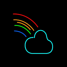 Cloud With Rainbow Neon Sign Neonsignsus Com