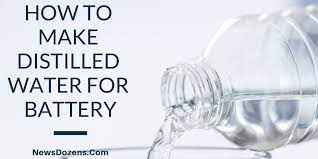 Then use a battery charger to recharge the battery, or just drive the car for a few days in normal service. 7 Easy Steps To Make Distilled Water For Battery At Home Newsdozens