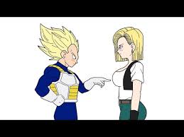 ANDROID 18 convinces VEGETA - YouTube