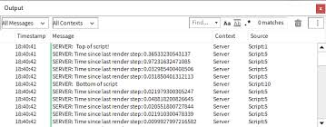 These scripts give the game sets of instructions on how to give players health points, create a rain of fireballs, or anything else imaginable. What Deterimes If Server Script Print Shows Up In Studio Output Window During Play Scripting Support Devforum Roblox