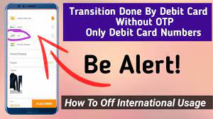 .i stated how you can transfer money without otp verification in nigeria using bvn and cardro pro tool. Shopping With Debit Card Without Otp How To Off International Usage In Debit Card Youtube