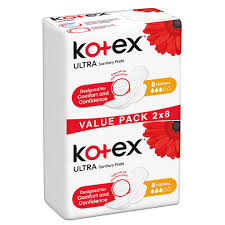 Made with cotton, this breathable thin pad for women is designed for fast absorption that quickly draws in and locks away wetness to help prevent leaks. Kotex Ultra Thin Normal Duo Pads 16 S Copia Kenya