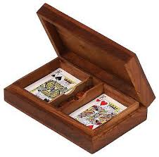 Cards Wooden Deck Box Playing Card Box Wooden Box Diy Deck Boxes