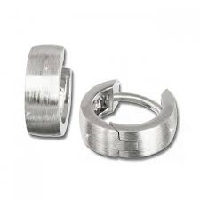 925 sterling silber klapp creolen schlicht matt hochglanz damen herren stempel. Silberdream Creole Matt Klein 12mm 925 Sterling Silber Ohrring Sdo333m2